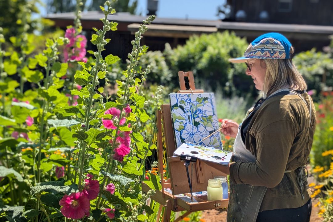 Creative Expression Garden Painting